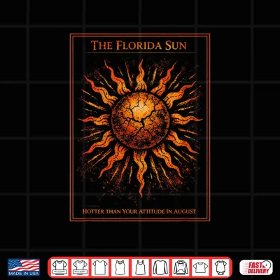 Design The Florida Sun Tarot Card Summer Shirt