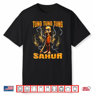Tung Tung Tung Sahur Is Calling Funny Italian Brainrot Meme Shirt