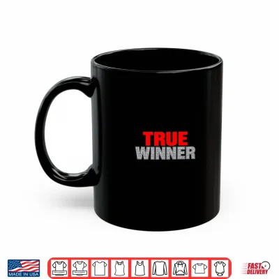 Mug True Winner Red and Diamond Typography Shirt