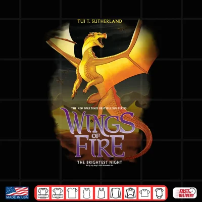 Design Wings of Fire The Brightest Night Cover Performance Shirt