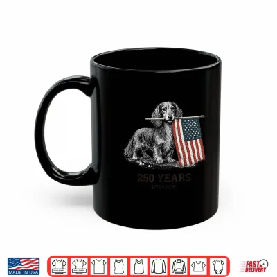 Mug 1776 2006 250 Years USA Flag Dog Shirt