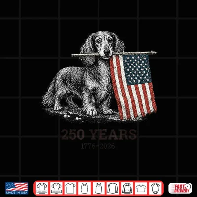 Design 1776 2006 250 Years USA Flag Dog Shirt