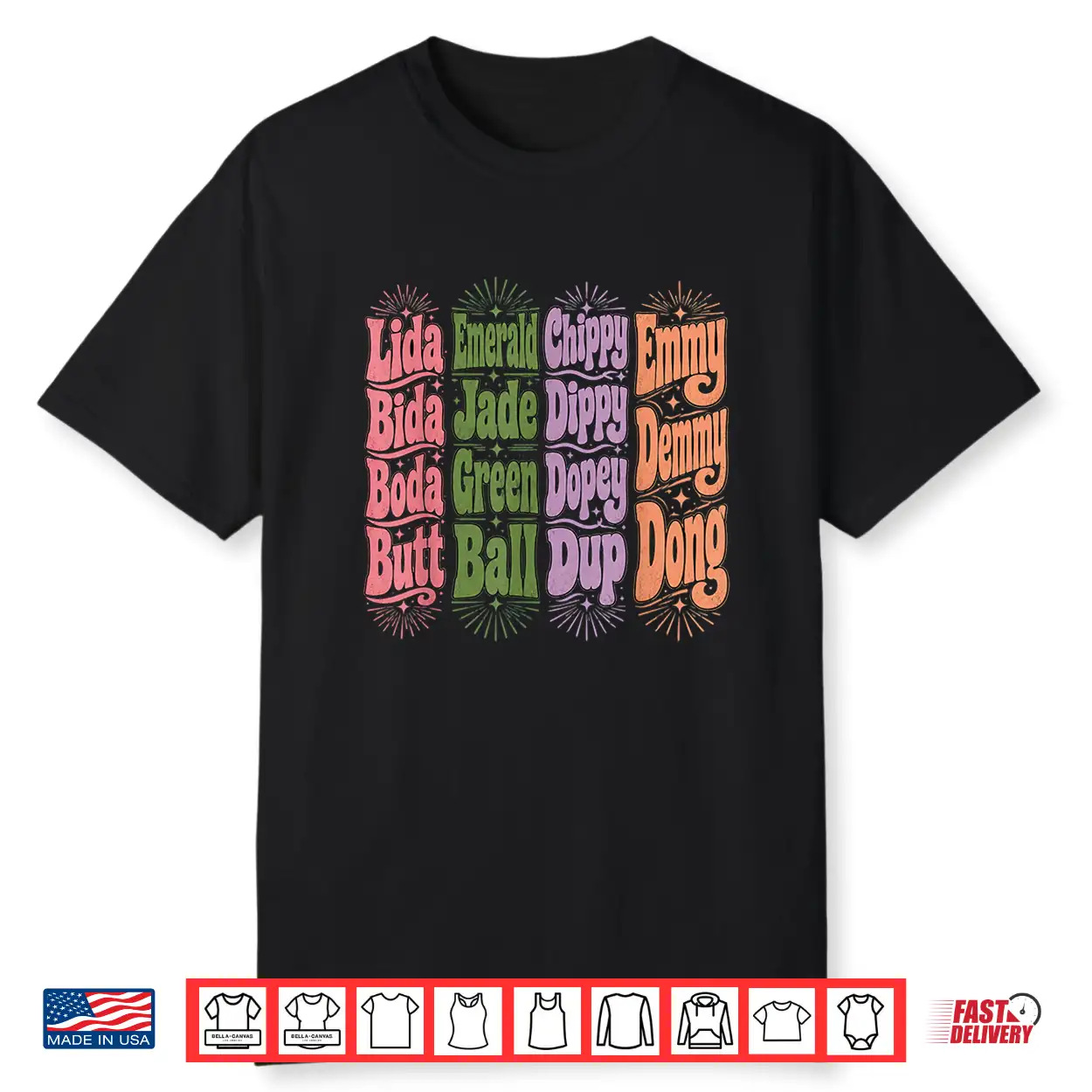 Lida Bida Boda Butt Emerald Jade Green Ball Shirt Lida Bida Boda Butt Emerald Jade Green Ball Shirt