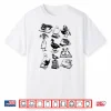 Retro Reading Ducks Graphic Sketch Ducks Bookworm Nerd Shirt