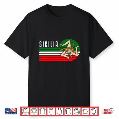 Sicilia Flag Sicily Palermo Italy Performance Shirt