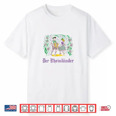 Vintage German Beer Hall Folk Art Shirt