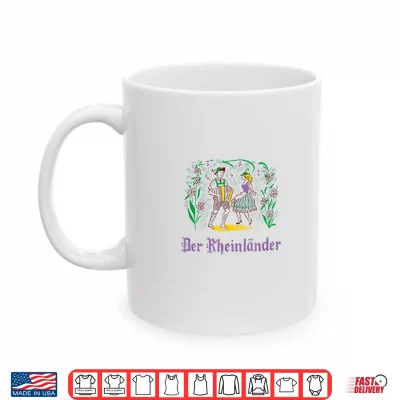 Mug Vintage German Beer Hall Folk Art Shirt