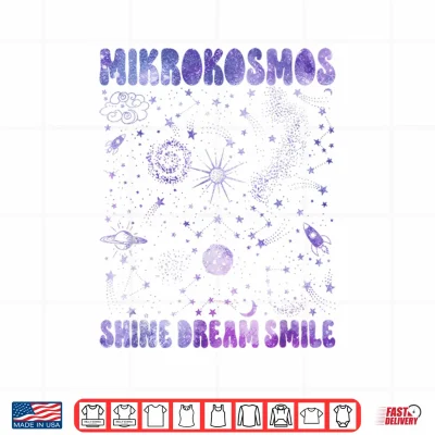 Design Mikrokosmos Shine Dream Smile Twinkling Starlight Astronaut Shirt