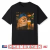 Funny Pomeranian Drinking Beer Meme For Men Women Shirt