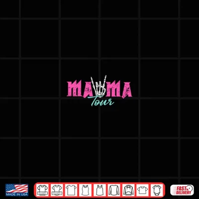 Design Motherhood Mama Tour Some Days I Rock It Mama Lighting Performance Shirt