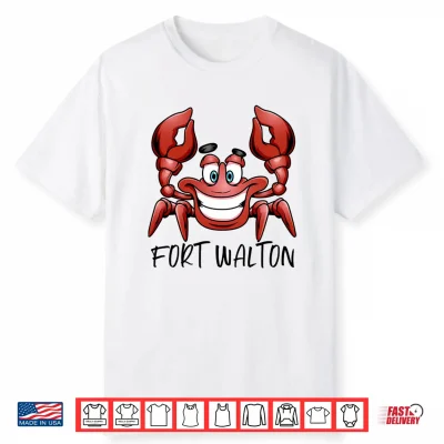 Fort Walton Florida Beach Family Vacation Group Trip Crab Performance Shirt
