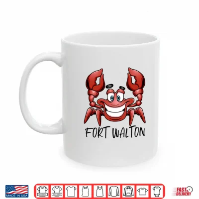 Mug Fort Walton Florida Beach Family Vacation Group Trip Crab Performance Shirt