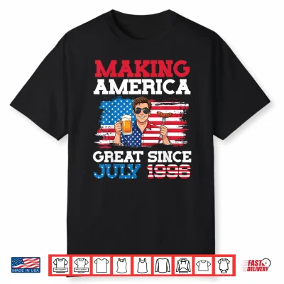 Making America Great Since July 1996 Birthday 30 Years Old Shirt