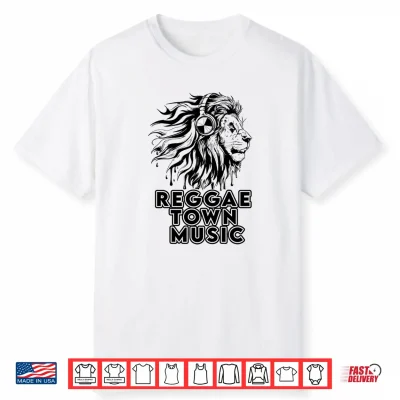 Reggae Town Music Authenic Jamacian Design Shirt