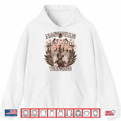 Hoodie Nashville Music City Tennessee Shirt