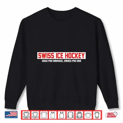 Sweatshirt Swiss Ice Hockey Unus Pro Omnibus Omnes Pro Uno Shirt