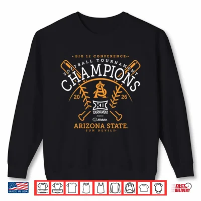 Sweatshirt Torey Lovullo Arizona State Sun Devils 2026 Softball Tournament Champions Shirt