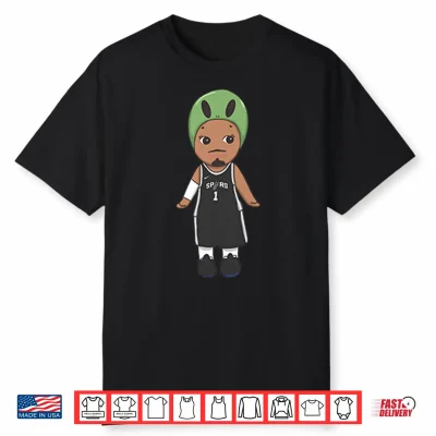Victor Wembanyama Alien Spurs Chibishirt