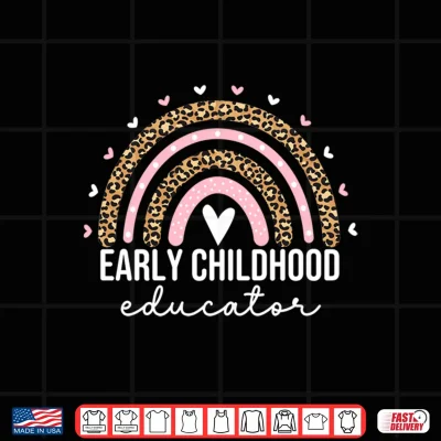 Design Mens Early Childhood Educator Education for Women ECE Teacher Fun Performance Shirt