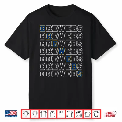 Brewers Name Retro Vintage Gift For Men Women Boy Girl Shirt