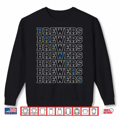 Sweatshirt Brewers Name Retro Vintage Gift for Men Women Boy Girl Shirt