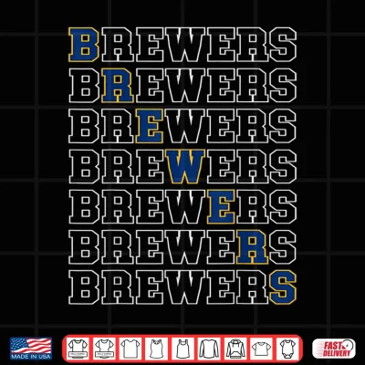 Design Brewers Name Retro Vintage Gift for Men Women Boy Girl Shirt