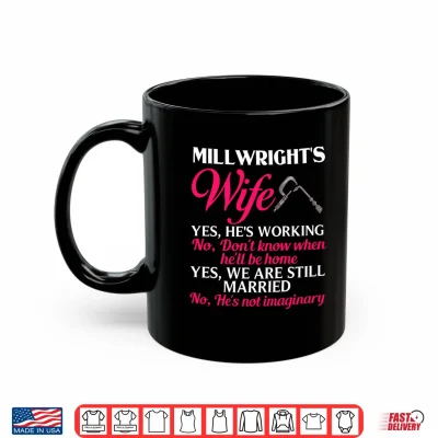 Mug Mens Millwright Wife Training Industrial Mechanic Welding Tools Performance Shirt 1