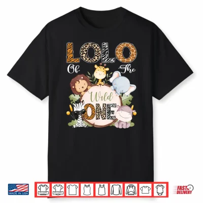 Lolo Of The Wild One 1St Birthday Safari Woodland Performance Shirt