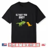 Mens Dino Nuggets Is That You Bro Dinosaur Chicken Nugget Performance Shirt