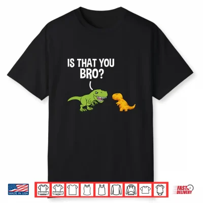 Mens Dino Nuggets Is That You Bro Dinosaur Chicken Nugget Performance Shirt