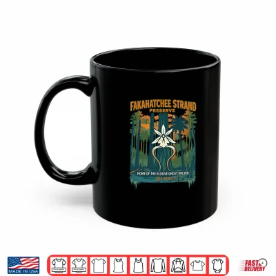 Mug Vintage Fakahatchee Strand Florida Ghost Orchid Graphic Shirt