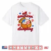 Kids Cute Striped All American Dumpling 4Th Of July Girls Shirt