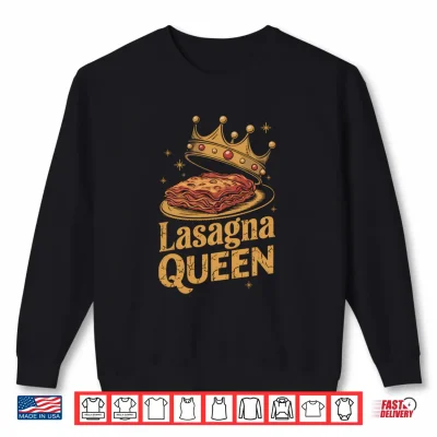 Sweatshirt Mens Lasagna Queen Performance Shirt