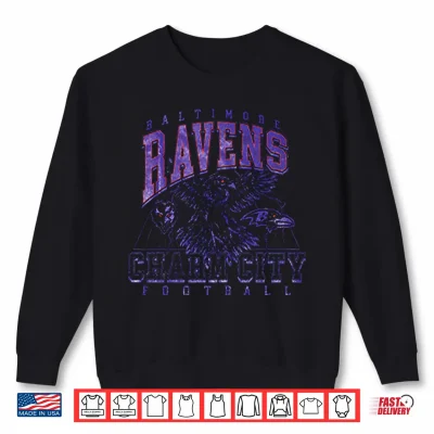 Sweatshirt Baltimore Ravens Charm City Football Shirt