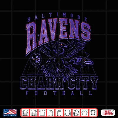 Design Baltimore Ravens Charm City Football Shirt