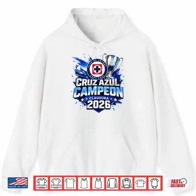Hoodie Cruz Azul Campeon Clausura 2026 Shirt