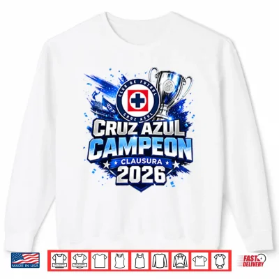 Sweatshirt Cruz Azul Campeon Clausura 2026 Shirt
