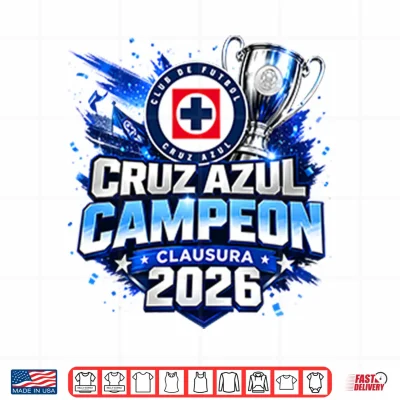 Design Cruz Azul Campeon Clausura 2026 Shirt
