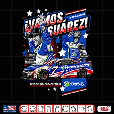Design Daniel Suarez Freeway Insurance Coca Cola 600 Winner Shirt