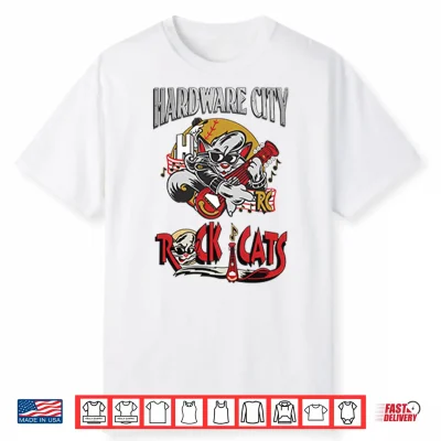 Hardware City Rock Cats Shirt