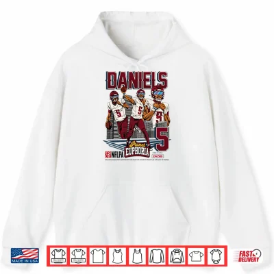 Hoodie Jayden Daniels Vintage Football Shirt