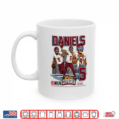 Mug Jayden Daniels Vintage Football Shirt