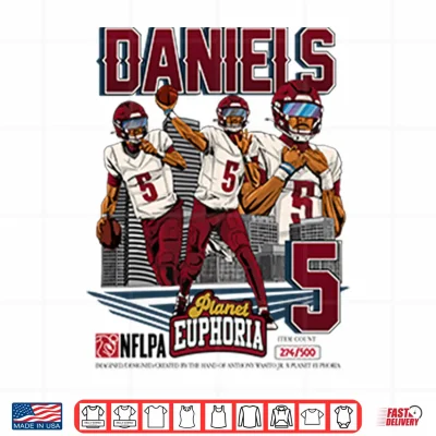 Design Jayden Daniels Vintage Football Shirt