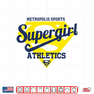 Design Metropolis Sports Supergirl Athletics Shirt