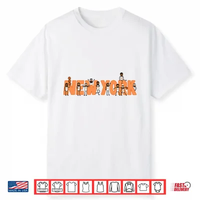 New York Knicks Cartoon Stick Figure Shirt