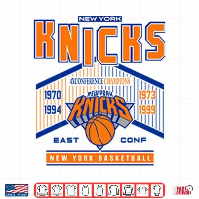 Design New York Knicks 4X Conference Champions Shirt