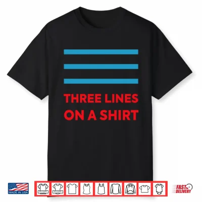 Three Lines On A Shirt England Europe Shirt