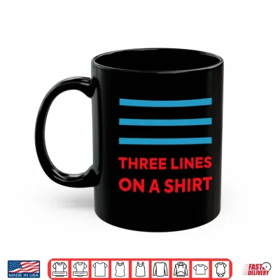 Mug Three Lines On A Shirt England Europe Shirt