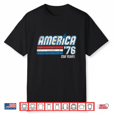 America Retro 250 Anniversary 250Th Usa Merchandise Freedom Shirt