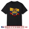 Colombia Flag Tiger Heart Colombian Pride Patriotic Heritage Shirt
